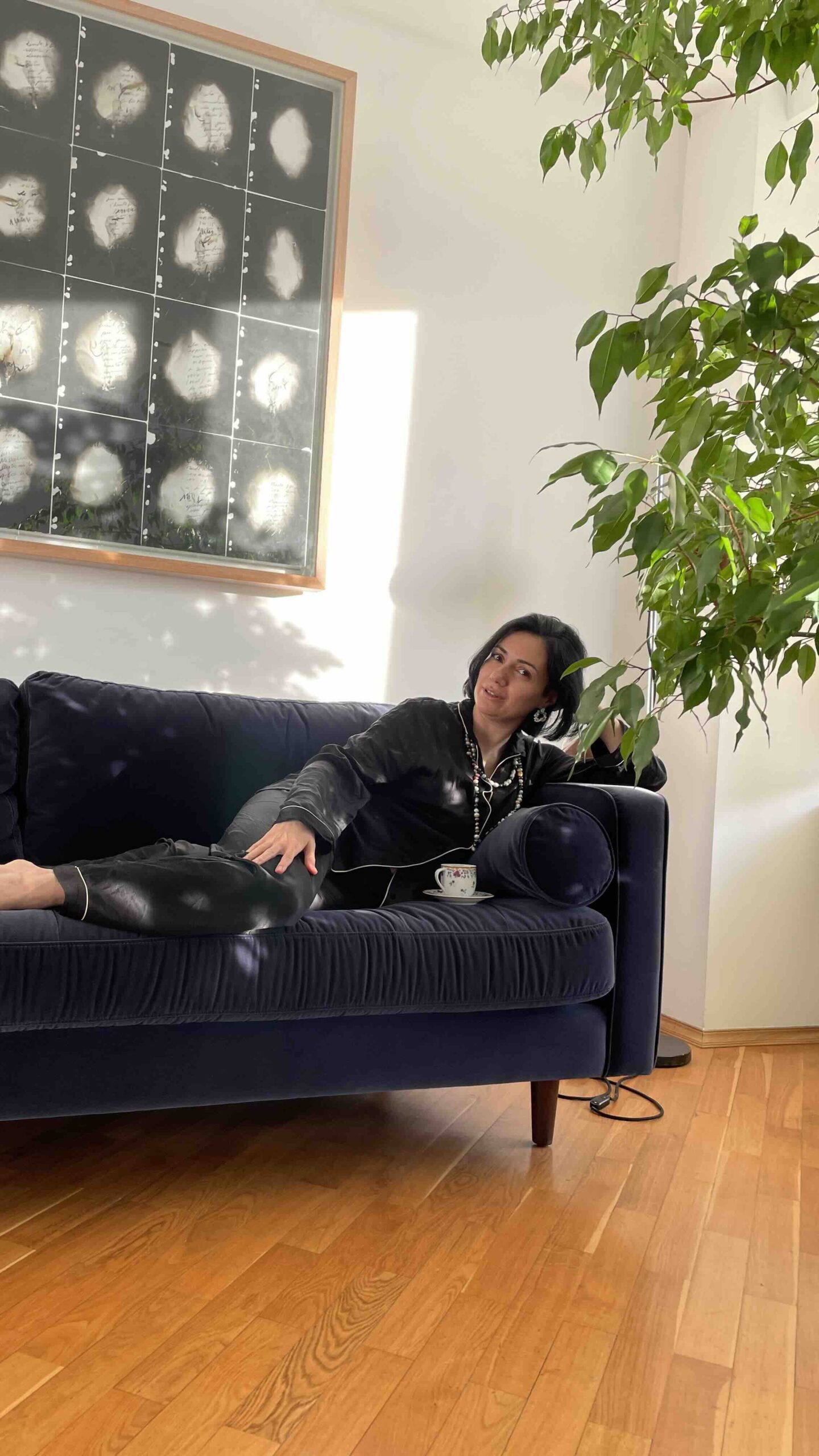 A Weekend at Home in Silk Pajamas