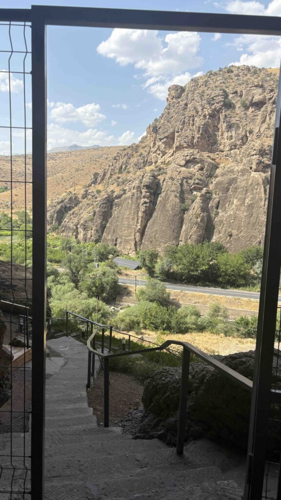 Entrance to Areni-1 Cave in Armenia