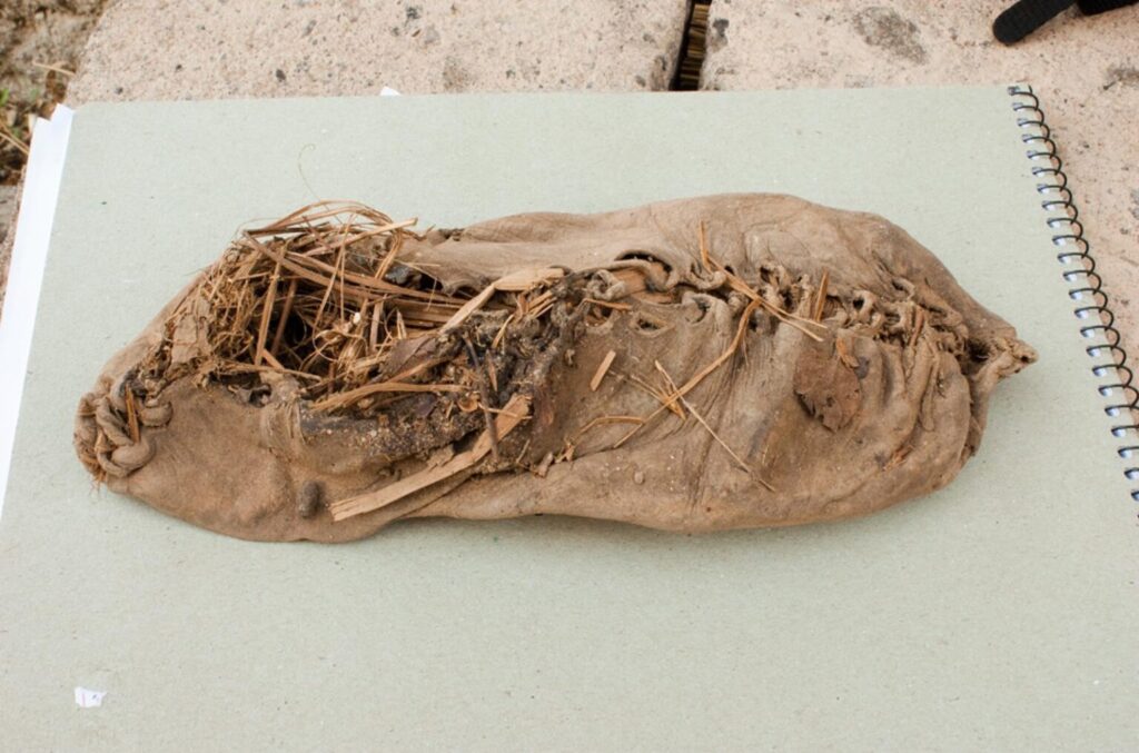 Ancient leather shoe discovered in Areni Cave, Armenia