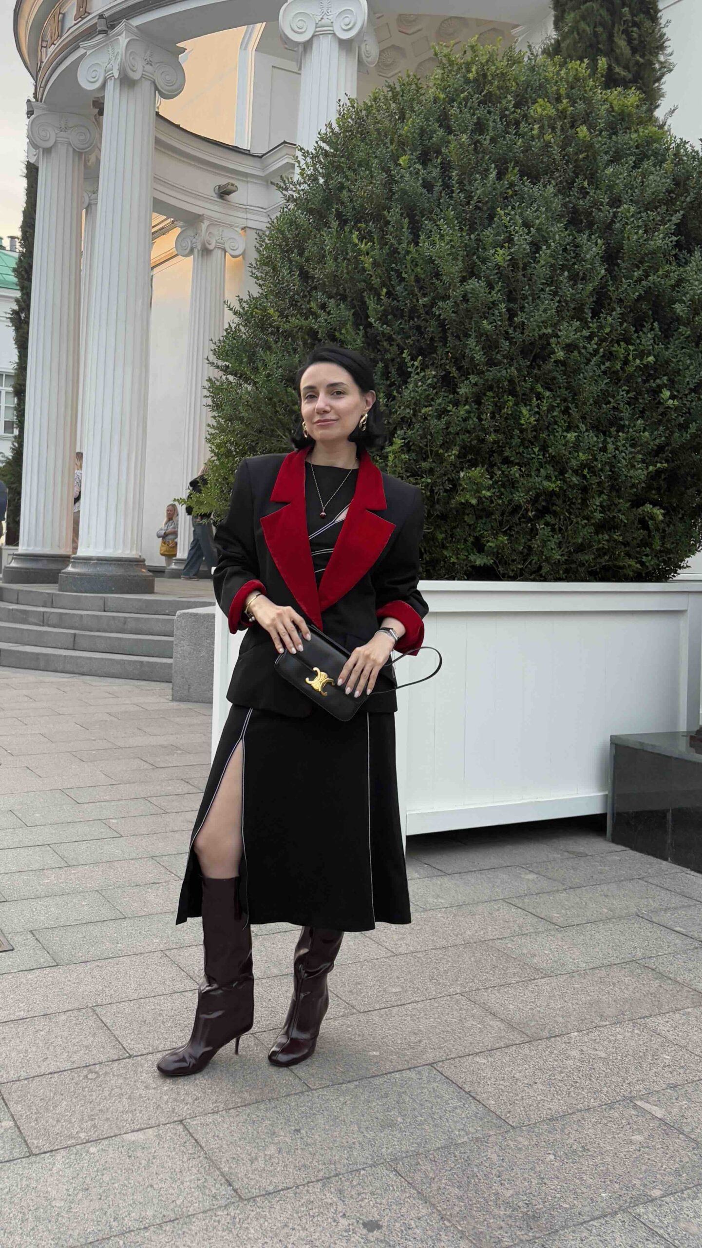 Inside My Celine Triomphe Bag